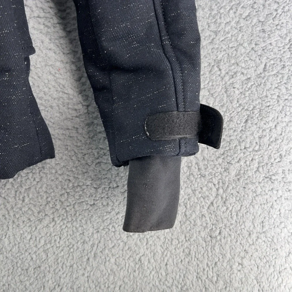 Zara‎ Man Wool Blend Jacket Hooded Pockets Blue Mens Small Winter Coat